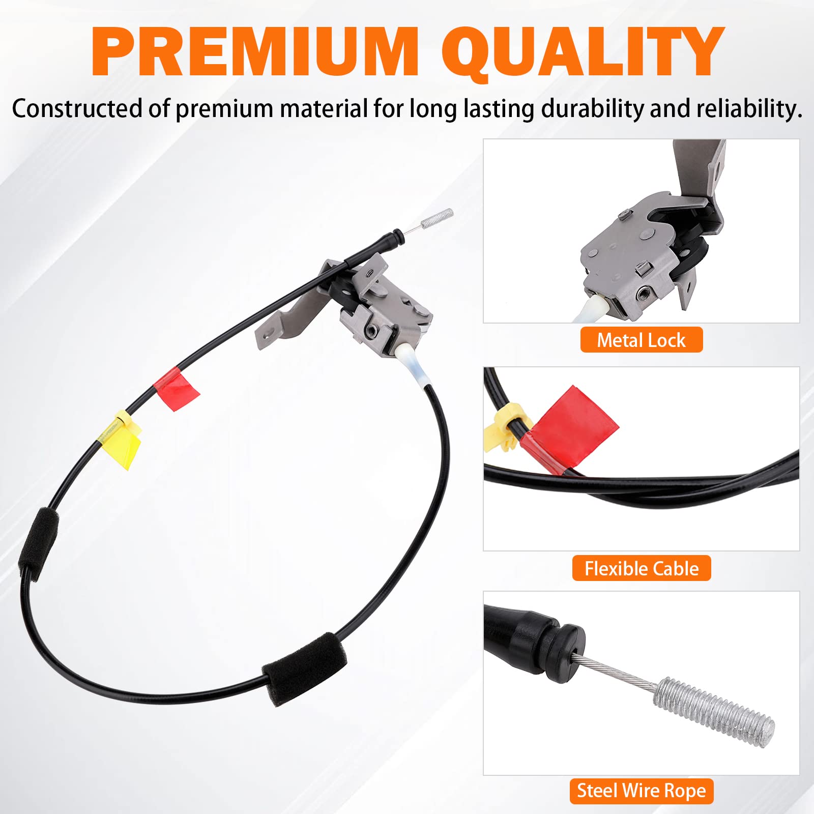 F2uz-15264a65-b Replacement RYSPLORE 2 PCS Tailgate Release Cables